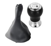 WEFOLEN Pomello Del Cambio A 5/6 Velocità Leva Del Cambio Cuffia Del Cambio Custodia Protettiva Per Toyota Per Yaris II 2 MK2 2005 2006 2007 2008 2009 2011(5 Speed silver 2pcs)