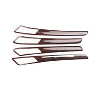 WEFOLEN Set Di 4 Pezzi Rivestimento Maniglia Pannello Portiera Dell'auto Per VW Per Golf 7 2014 2015 2016 2017 2018 Maniglia Portiera Interna Dell'auto(Wood Color)