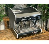 WEGA POLARIS TRON 2 GROUP BRAND NEW BLACK COMPACT MACCHINA PER CAFFÈ...