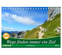 Wege finden immer ein Ziel (Tischkalender 2026 DIN A5 quer), CALVENDO Monatskalender: Traumhafte Wege auf fernen Inseln und durch heimische Gefilde führen den Naturfreund durch die Jahreszeiten!