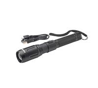 WeGeek - MAURER Torcia Led Ricaricabile 3 Funzioni Con Zoom, 500 Lumen. Funzione Powerbank (2.000 mAh) [Classe di efficienza energetica A]. Dimensioni: 33x33x182mm. Blister. Batteria litio 2000mAh