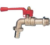 WeGeek, RUBINETTO in ottone a sfera con portagomma, attacco 1/2", ottone.