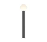 Wegeleuchte Giardino IP54 80 CM Alto Grigio Bianco E27 Sfera Schermo Lampada