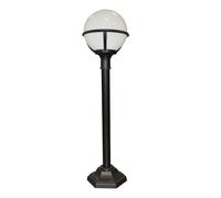 Wegeleuchte Sfera Schermo Nero Bianco Robusto IP44 E14 H:106cm Giardino Lampada