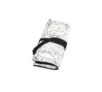 Wegiwuca 12/24/36/48/72 Fori Tela Rotolo Penna Tenda Matita Borsa per il Caso di Trucco Wrap Holder Stoccaggio Forniture scolastiche Metallo Piegare Indietro Clip Morsetti di carta Primavera, 24 fori