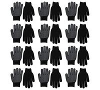 Wegiwuca 12 paia di guanti protettivi da lavoro per fotografia, guanti sofisticati per gioiellieri e appassionati, guanti antiscivolo