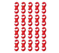 Wegiwuca 20 pz Fermacavi per Bici Supporto di Fissaggio Biciclette Rotanti S-Hook Clip Linea Del Freno Fibbia Per Cavo Del Freno Biciclette Strada Gestione Cavo Clip di Fissaggio