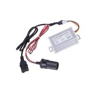 Wegiwuca Convertitore da 36V 72V a 12V 10A con presa di corrente per auto | Ingresso a 3 pin con presa di alimentazione per scooter elettrico, bici elettrica, moto, luce LED, ventilatore
