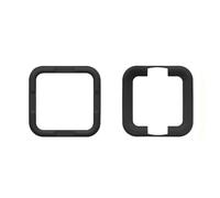 Wegiwuca Copri telaio in silicone compatibile con Turtlebox, nero | Coperture terminali in silicone morbido per campeggio e uso in viaggio, coppia di paraurti in silicone flessibile per