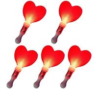 Wegiwuca Light Up Multicolor Cambiare Cuore Partito Lightstick per Concerto di Matrimonio Portatile Colore Cambiare Lampada Led Glow Sticks Bulk