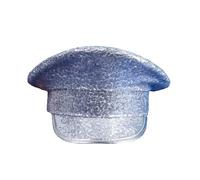 Wegiwuca Paillettes Cappello Capitano Yacht Cappelli Barche Skipper Nave Marinaio Capitano Costume Cappello Navy Marine Per Braidal Donne Cappelli Sposa Per Addio Al Nudo