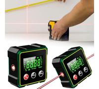 WEGJYKY Scomeri Digital Angle Finder, Magnetic Digital Angle Finder con Laser elettronico, Strumento di Ricerca angolare aneedbaby, Livello Digitale con Display LCD