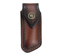 WEGLOK Fodero Coltello, Custodia Universale da Cintura, Custodia per Coltelli Pieghevole Fondina, Fodero in Pelle Portatile per Forbici da Potatura o Outdoor, Adatto per coltelli fino a 13 cm