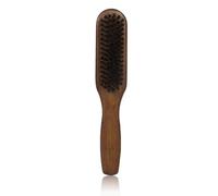WEGLOK Spazzola per Barba con Setole di Cinghiale, Manico in Legno Naturale, Antistatica, Districante e Lisciatrice, Cura e Styling della Barba per Uomo, adatto a tutti gli oli e balsami per barba