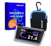 WEGLUST Custodia in TPU per Bosch Purion 400 - Copertura protettiva premium trasparente, resistente agli urti, resistente alle intemperie, perfetta per display e-bike (set custodia e borsa)