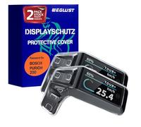 WEGLUST Custodia protettiva per display Bosch Purion 200, per e-bike, trasparente e impermeabile, protezione antiurto e antigraffio (set da 2 pezzi)