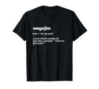 WeGoJim Definition - Copertura per pompa da palestra da uomo divertente Maglietta