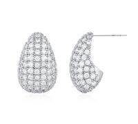 WEGOLIMME Orecchini a Goccia Argento 925 da Donna Punto Luce a Bottone Piercing Orecchio Anallergici Gioielli Idee Regalo Donna Compleanno Mamma Fidanzata Migliore Amica Sposa Anniversario Matrimonio