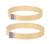 WEGREAT Set di 10 telai da ricamo: 20/23 cm, telaio da ricamo, cerchio in bambù, anello per ricamo a punto croce, ricamo a mano, decorazione