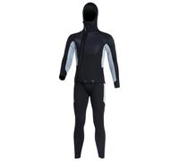 WEHAM Muta Calda in Neoprene da 5 mm per Uomo, Muta da Sub Spessa Divisa, Snorkeling Profondo, Surf, Nuoto, Muta Fredda e bagnata,Nero,L