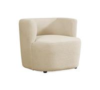 WeHome - Poltroncina Salotto In Tessuto E Poltrona Teddy Poltrona Salotto Moderna Con Schiuma 35d, Poltrona Design Moderno Soggiorno, Poltrona Singola Camera Da Letto (Teddy, Beige)
