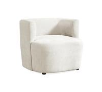 WeHome - Poltroncina Salotto In Tessuto E Poltrona Teddy Poltrona Salotto Moderna Con Schiuma 35d, Poltrona Design Moderno Soggiorno, Poltrona Singola Camera Da Letto (Tessuto, Beige)