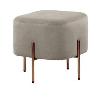 WeHome - Pouf Poggiapiedi In Tessuto, Pouf Sgabello Per Arredo Casa, Sgabelli Cucina, Soggiorno, Camera Da Letto, Ufficio, Poggiapiedi Da Scrivania, Vari Modelli e Colori (Quadrato, Grigio Scuro)