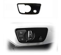 WEHOMY Cornice per Interruttore Fari in Acciaio Inossidabile Cornice Decorativa per Copertura Trim per A4 B9 2017-2019 LHD Car Styling Accessori Interni