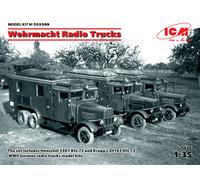 Wehrmacht Radio Trucks (henschel 33d1 Kfz.72, Krupp L3h163 Kfz.72) 1:35 Kit ICM