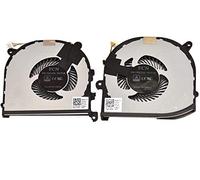 Wei AI - Ventola di raffreddamento per CPU e GPU, compatibile con Dell XPS 15 9560, lato sinistro 0VJ2HC lato destro 0TK9J1 CPU+GPU