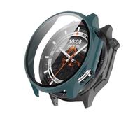 Wei Shuqiang Custodia in TPU e vetro temperato for orologio X2 / X3(PC green,For Oppo Watch X2)