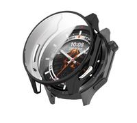 Wei Shuqiang Custodia in TPU e vetro temperato for orologio X2 / X3(TPU Black,For Oppo Watch X2)