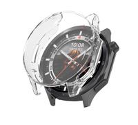 Wei Shuqiang Custodia in TPU e vetro temperato for orologio X2 / X3(Transparent,For Oppo Watch X2)