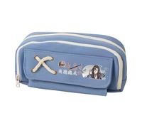 Wei Wu Xian Anime Astuccio 3D Stampa a doppio strato LAN Wang Ji Scatola di Cancelleria Grande Capacità Forniture scolastiche Cancelleria Studenti, Blu (tipo 8), 20 x 11 x 5.5 cm, Astuccio