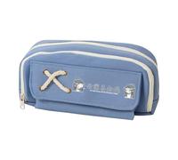 Wei Wu Xian Anime Astuccio 3D Stampa a doppio strato LAN Wang Ji Scatola di Cancelleria Grande Capacità Forniture scolastiche Cancelleria Studenti, Blu (tipo 5), 20 x 11 x 5.5 cm, Astuccio