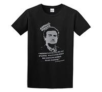 WEI ZUI YE House Bluto Nothings Over Men Simple Tshirt Black L