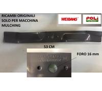WEIBANG LAMA RASAERBA TAGLIAERBA ORIGINALE GM53A000000110 MULCHING 53 CM