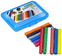 Weible Giochi 08340-2 - Scatola Scuola-Impasto con 12 Rotoli di plastilina, Blu