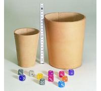 Weible Spiele Tazza a cubo XL in pelle bovina, altezza 12 cm
