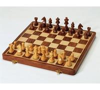 Weiblespiele 03267 - Scacchiera in Legno di bosso e Palissandro, Altezza del re: 72 mm