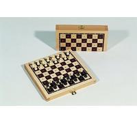 weiblespiele Atosa 03002 - Gioco degli Scacchi con Pezzi a Incastro, 16 x 8 cm