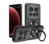 WeiCase Cover per xiaomi 15 ultra custodia protettiva con supporto invisibile (rotazione di 360 gradi), protezione antiurto e antigraffio di livello militare,Nero
