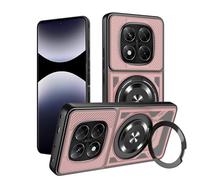 WeiCase Cover per xiaomi redmi Note 14 Pro 5G / Note 14 Pro Plus custodia protettiva con supporto invisibile (rotazione di 360 gradi), protezione antiurto e antigraffio di livello militare.Oro rosa