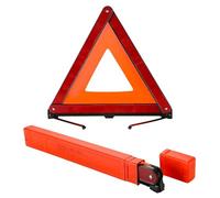 weiclianhp Triangolo Stradale Omologato Pieghevole Riflettente con Custodia - Sicurezza Auto in Caso di Emergenza per Incidenti e Lavori Stradali