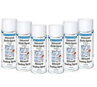 WEICON 6-11553400 - Set spray sigillante universale bianco, 6-400 ml, in plastica spray resistente