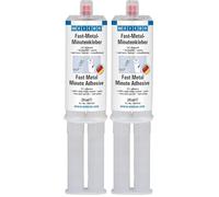 Weicon fast-metal epoxy minuti adesivo 24 ml siringa Zwilling cebbra imbottito (Confezione da 2)
