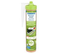 WEICON Green Tube colla di montaggio 280 ml, forte colla universale per interni ed esterni, senza solventi, bianco (colla di montaggio Green Tube)