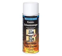 WEICON - Schiuma detergente per camini, 400 ml, detergente per vetri per caminetti, per stufe a piastrelle, caminetti elettrici, stufe a carbone, ecc.