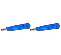 WEICON Sensor No. 40 | Strumento di Cablaggio per morsettiere LSA | Blu/Rosso