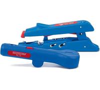 WEICON Set d'installazione elettrica No. 1 con pinza a crimpare e spellacavi tondo, blu/rosso